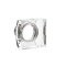 Modern Square Crystal Knob in Polished Chrome Finish