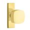 Emtek Freestone Door Knob, Modern Designer Brass, Stretto, Unlacquered Brass (US3NL) Finish