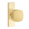 Emtek 5507 Freestone Knob with Stretto Rosette Satin Brass