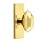 Emtek Hammered Egg Door Knob, Modern Designer Brass, Stretto, Unlacquered Brass (US3NL) Finish