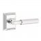 Emtek 8161 T-Bar Faceted Lever with Wilshire Rosette Polished Chrome