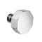 Octagon Knob in Satin Nickel Finish