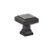 Kitchen cabinet knob in oil rubbed bronze finish