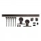 Hager 9456 Barn Door Set Components