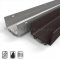 NGP 6V Door Shoe Sweep, U Shaped Aluminum Casing with .5" Vinyl Seal
