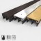Pemko #2343 Door Sweep, 1.188" Aluminum Casing with .69" Triple Eco-V (Vinyl) Fin Seal