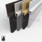 Pemko #18137 Door Sweep, .875" Aluminum Casing with 1.375" Nylon Brush