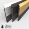 Pemko #3151N Door Bottom, 1.25" Aluminum Casing with 1" Neoprene Seal