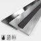 Pemko #357xS88 Meeting Stile System, 2" Steel Strip with .5" Silicone Bulb and Thru-Bolts