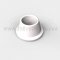 Rockwood 432W White Duraflex Concave Bumper, Self Adhesive Mounting