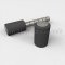 Rockwood 468 Wrought Stainless Steel and Black Rubber Bumper Heavy Duty Door Stop
