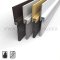 Pemko #18100 Door Sweep, .875" Aluminum Casing with 1" Nylon Brush