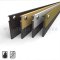 Zero #339 Door Bottom, Aluminum or Bronze Casing with .815" Neoprene Seal