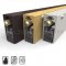 Surface Mounted Automatic Door Bottom in Aluminum, Dark Bronze and Gold Finish