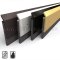 Zero #39 Door Bottom, Aluminum Casing with .5" Neoprene Seal