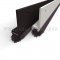 Zero #98 Meeting Stile, 1" Aluminum Casing with Angled Brush Seal