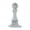 Deltana Decorative 3-1/2" Baseboard Door Bumper