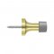 Deltana 1-3/8" Baseboard Door Stop, Solid Brass