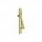 Pocket door pull in gold finish