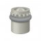 Deltana Round Universal Floor Bumper With Patterned Cap, 1-5/8" Tall