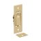 Deltana, Pocket Door, Jamb Bolt, 3" x 1-1/4", Satin Brass (US4) Finished