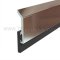 Satin Nickel Anodized Aluminum Door Bottom Sweep