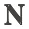 Deltana Solid Brass Traditional Letters, Residential Letter "N" - 4" Height, Oil Rubbed Bronze (US10B) Finished