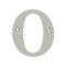 Deltana Solid Brass Traditional Letters, Residential Letter "O" - 4" Height, Satin Nickel (US15) Finished
