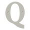 Deltana Solid Brass Traditional Letters, Residential Letter "Q" - 4" Height, Satin Nickel (US15) Finished