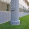 Arte Viva RPWG Pillar Wall Guard in gray installed on pillar