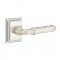 Emtek 8161 Ribbon & Reed Lever with Wilshire Rosette Satin Nickel