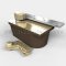 Rixson L27 Series, Floor Door Closer, 3/4" Offset, Extra Heavy Duty, Lead Lined, 2"-3" Door