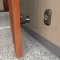 Rixson 998M Electromagnetic Door Holder, Wall Mounted, Concealed Wiring, 3-5/8" Projection, Application