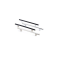 Black and Silver Cabinet Pulls