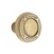 Ribbon & Reed Brass Knob in French Antique Finish