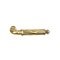 Ribbon and Reed Lever in French Antique Brass finish
