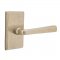 Emtek EM7104CR Cimarron Lever on #3 Rosette Tumbled White Bronze