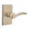 Emtek EM7104D Durango Lever on #3 Rosette Tumbled White Bronze