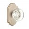 Emtek EM7108GT Georgetown Knob on #1 Rosette Tumbled White Bronze