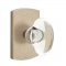 Emtek EM7100HT Hampton Knob on #4 Rosette Tumbled White Bronze