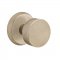 Emtek EM7106BZRN Sandcast Bronze Round Knob on #2 Rosette Tumbled White Bronze