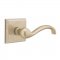 Emtek EM7111TT Teton Lever on #6 Rosette Tumbled White Bronze