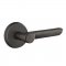 Emtek EM7106AR Aurora Lever on #2 Rosette Medium Bronze