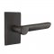 Emtek EM7104AR Aurora Lever on #3 Rosette Medium Bronze