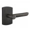 Emtek EM7100AR Aurora Lever on #4 Rosette Medium Bronze