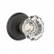Emtek EM7106AS Crystal Astoria Knob on #2 Rosette Medium Bronze