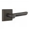 Emtek EM7111AR Aurora Lever on #6 Rosette Medium Bronze