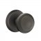 Emtek EM7106BU Sandcast Bronze Butte Knob on #2 Rosette Medium Bronze
