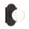 Emtek EM7108BL Crystal Bristol Knob on #1 Rosette Medium Bronze