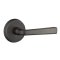 Emtek Cimarron Lever, Sandcast Bronze Leverset, #2 Rosette, Oil Rubbed Bronze Medium Bronze (MB)